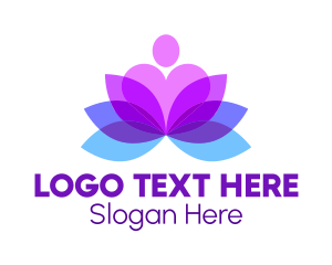 Human Lotus Yoga Logo