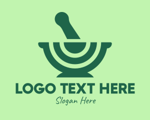 Green Mortar & Pestle logo