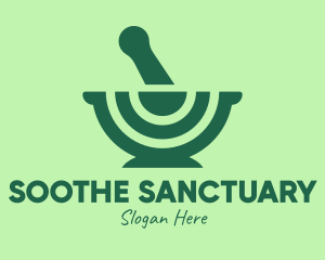 Green Mortar & Pestle logo