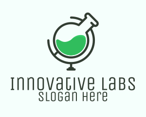 Globe Laboratory Flask logo