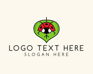 Ladybug Leaf Insect logo