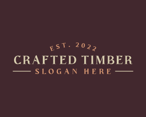 Classic Rustic Hipster Business logo design