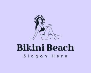 Luxury Beauty Bikini logo design