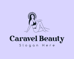 Luxury Beauty Bikini logo design