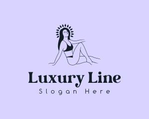 Luxury Beauty Bikini logo design