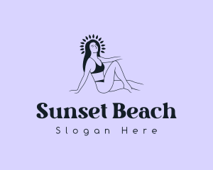 Luxury Beauty Bikini logo design