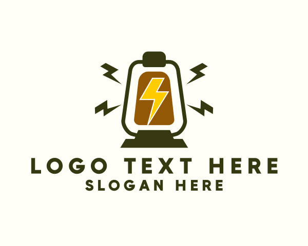 Oil Lamp logo example 1