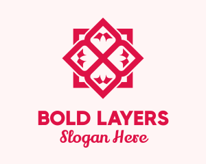 Red Flower Spa logo design