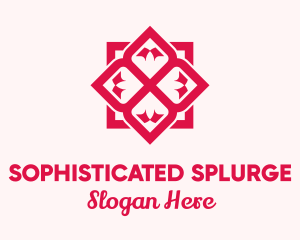 Red Flower Spa logo design