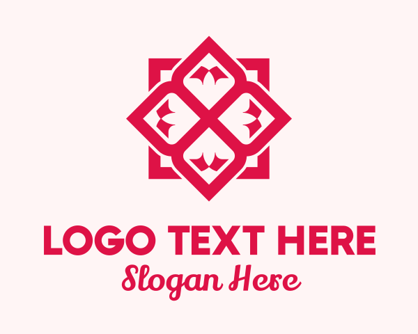 Flower logo example 1