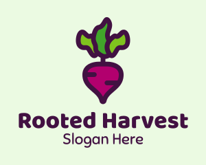 Turnip Root Vegetable logo design