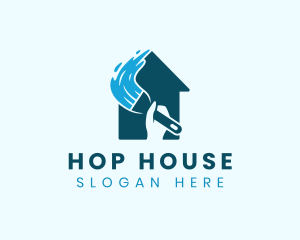 House Paint Remodeling logo design