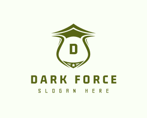 Military Shield Soldier logo design