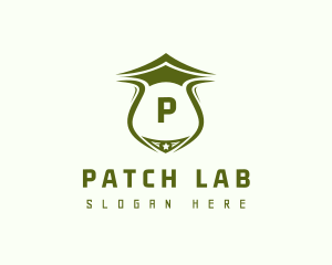 Military Shield Soldier logo