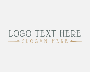 High End Luxury Company Logo