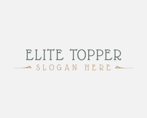 High End Luxury Company logo design