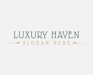 High End Luxury Company logo design