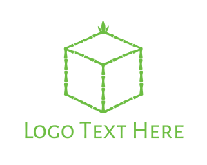 Green Bamboo Cube logo