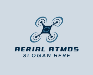 Aerial Flying Drone logo design