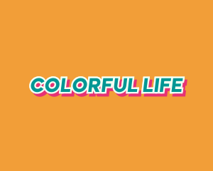 Colorful Funky Brand logo design