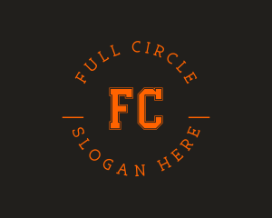 Circle Orange Sport logo design