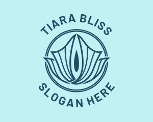 Blue Fin Tiara logo design