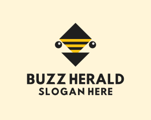 Honey Bee Insect logo design