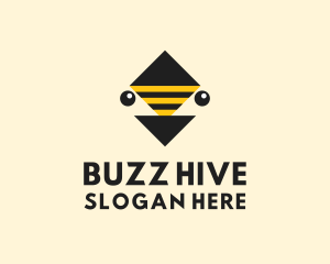 Honey Bee Insect logo design