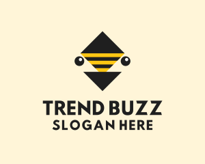 Honey Bee Insect logo design