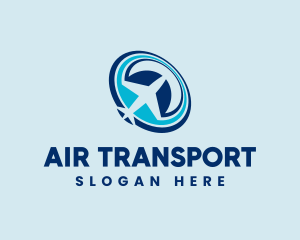 Plane Travel Tourism logo design