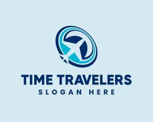 Plane Travel Tourism logo design