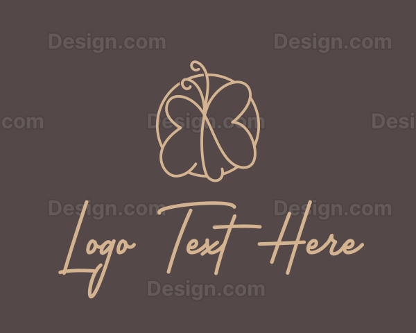 Cute Petite Butterfly Logo