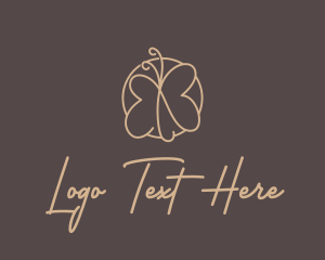 Cute Petite Butterfly  logo