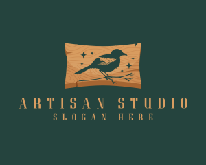 Artisan Woodwork Bird logo design