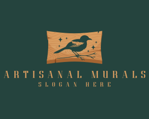 Artisan Woodwork Bird logo design