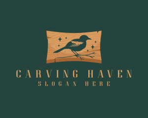 Artisan Woodwork Bird logo design