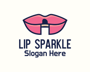 Beauty Lipstick Cosmetics logo design