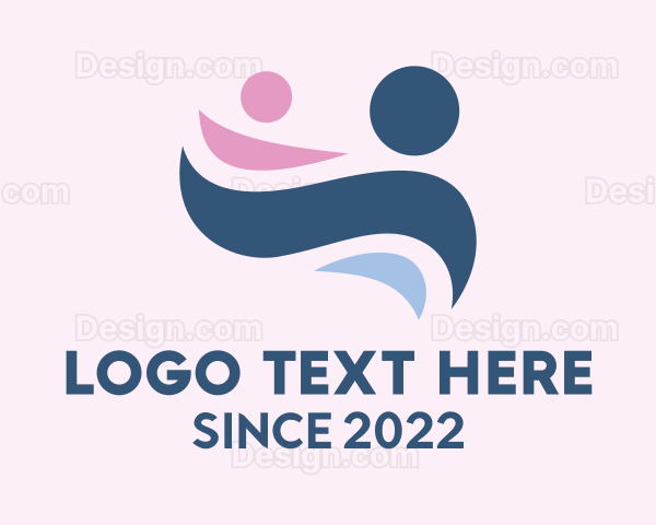 Abstract Human Parenthood Logo