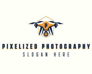 Surveillance Camera Drone logo design