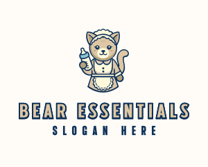 Bear Milk Nanny logo design