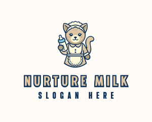 Bear Milk Nanny logo design