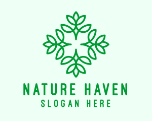 Natural Garden Greenhouse logo design