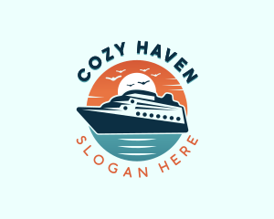 Ocean Cruise Ship logo