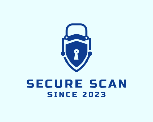 Digital Lock Security logo design