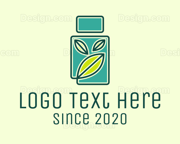 Organic Medicine Bottle Logo