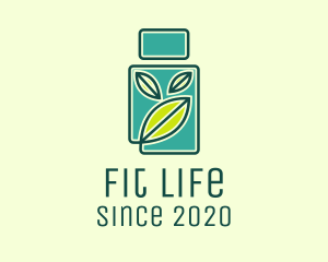 Organic Medicine Bottle logo