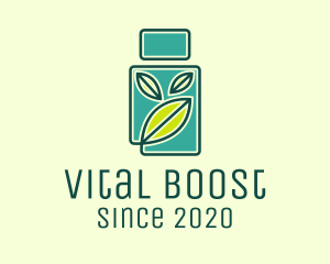 Organic Medicine Bottle logo design