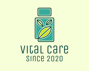 Organic Medicine Bottle logo