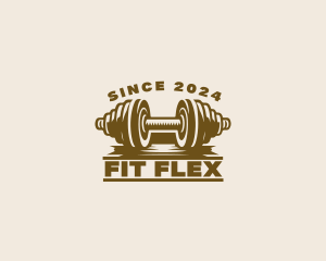 Dumbbell Gym Workout logo design