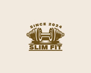 Dumbbell Gym Workout logo design